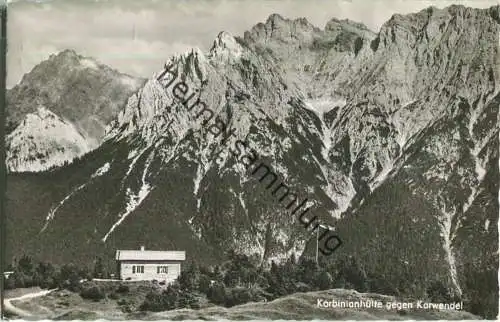 Korbinianhütte am Kranzberg - Foto-Ansichtskarte - Verlag Foto-Sepp Mittenwald