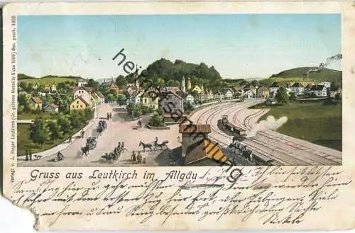 Gruss aus Leutkirch im Allgäu - Verlag J. Rieger Leutkirch