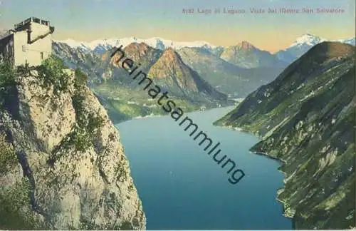 Lago di Lugano - Vista dal Monte San Salvatore - Verlag Paul Bender Zürich