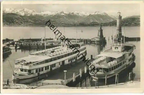 Lindau - Foto-Ansichtskarte - Franckh-Verlag Stuttgart
