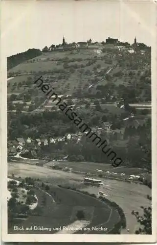 Blick auf Dilsberg und Rainbach am Neckar - Verlag Karl G. Peters Darmstadt