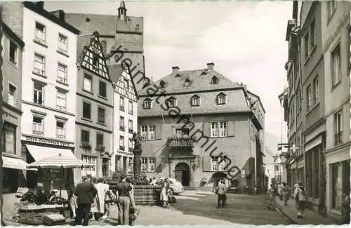 Cochem an der Mosel - Markt - Foto-Ansichtskarte - Cramers Kunstanstalt KG Dortmund