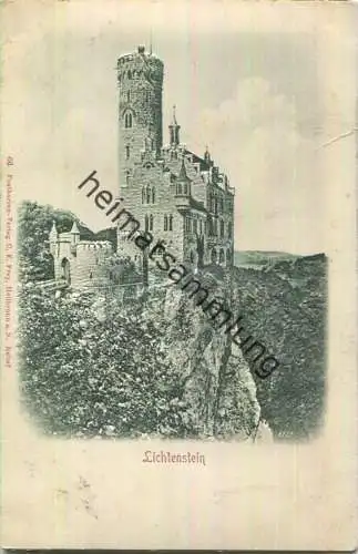 Lichtenstein - Postkarten-Verlag C. F. Frey Heilbronn - Relief-Karte - Prägedruck