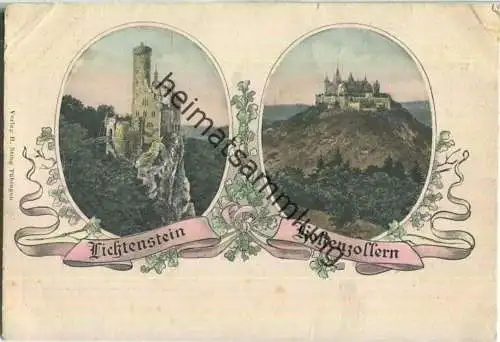 Lichtenstein - Hohenzollern - Verlag H. Sting Tübingen