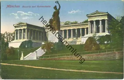 München - Bavaria und Ruhmeshalle - Verlag Franz Josef Huber München
