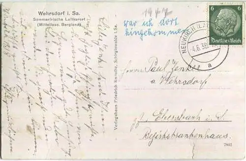 Wehrsdorf - Verlag Friedrich Knauthe Schirgiswalde