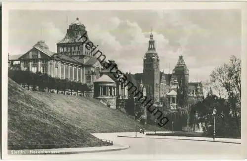 Stettin - Hakenterrasse - Foto-AK 30er Jahre - Verlag Arthur Schuster Stettin