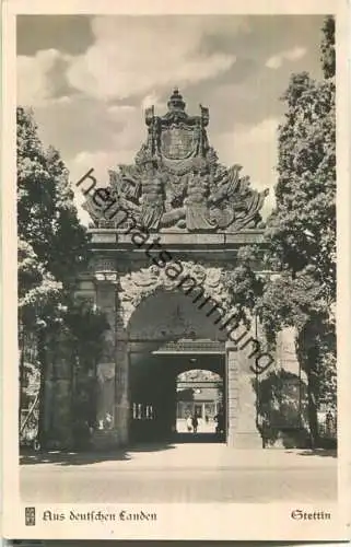 Stettin - Das Berliner Tor - Foto-AK 30er Jahre - Verlag Carl Friedrich Fangmeier Magdeburg