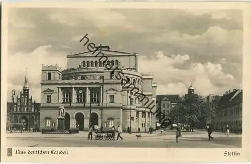Stettin - Stadttheater - Foto-AK 30er Jahre - Verlag Carl Friedrich Fangmeier Magdeburg
