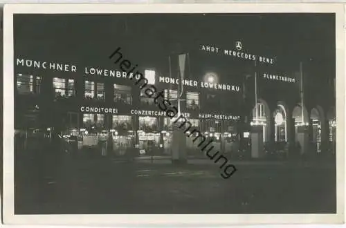 Stuttgart - Deutsches Turnfest 1933 - Nachtaufnahme - Foto-AK 1933