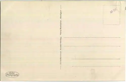 Stuttgart - Hindenburgplatz - Strassenbahn - Foto-AK 30er Jahre - Verlag Hans Boettcher Stuttgart