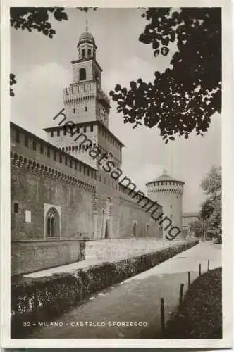 Milano - Castello Sforzesco - Foto-AK 30er Jahre - Verlag Filli Marco Milano