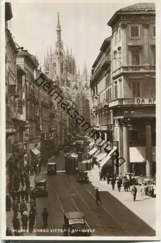 Milano - Corso Vittorio Emanuele - Foto-AK 30er Jahre - Verlag Filli Marco Milano