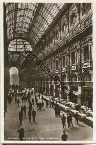 Milano - Galleria Vittorio Emanuele - Foto-AK 30er Jahre - Verlag Filli Marco Milano