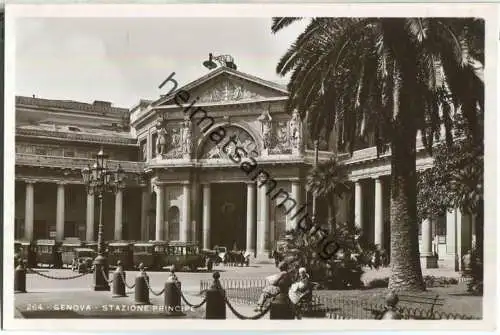 Genua - Genova - Stazione Principe - Foto-AK 30er Jahre - Verlag F. Cali Genova