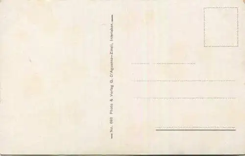 Schynige Platte - Verlag G. D'Aguanno-Zinsli Interlaken