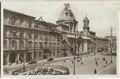 Rom - Roma - Piazza - Foto-AK 30er Jahre