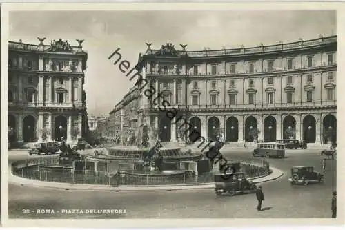 Rom - Roma - Piazza dell'Esedra - Foto-AK 30er Jahre