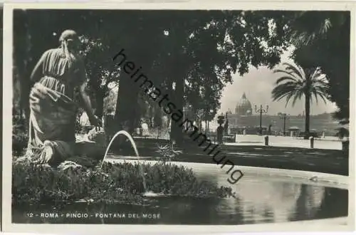 Rom - Roma - Pincio - Fontana del Mose - Foto-AK 30er Jahre