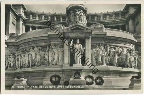 Rom - Roma - Altare Monumento Vittorio Emanuele - Foto-AK 30er Jahre