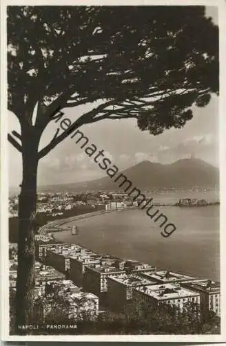 Neapel - Napoli - Panorama - Foto-AK 30er Jahre - Verlag V. Caravallo Napoli