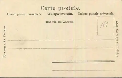 Riffelberg mit Rothorn und Weisshorn - Edition Burgy Saint-Imier ca. 1900