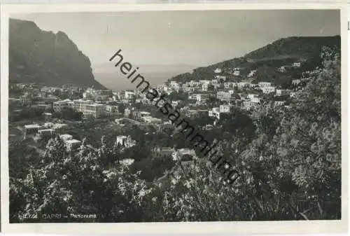 Capri - Panorama - Foto-AK 30er Jahre - Verlag Brunner & C. Como
