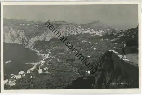 Capri da Anacapri - Foto-AK 30er Jahre - Verlag Brunner & C. Como