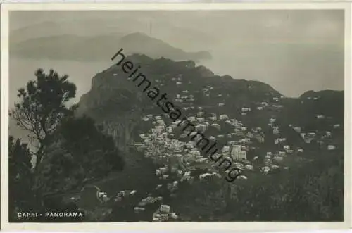 Capri - Panorama - Foto-AK 30er Jahre - Verlag V. Carcavallo Napoli