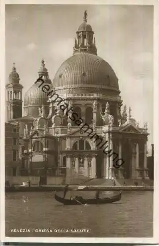 Venedig - Venezia - Chiesa della Salute - Foto-Ansichtskarte 30er Jahre - Verlag Fotocelere Torino