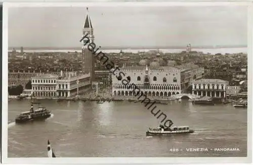 Venedig - Venezia - Panorama - Foto-Ansichtskarte 30er Jahre - Verlag G. Brocca Venezia