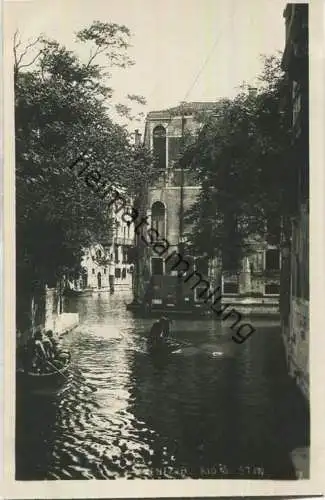 Venedig - Venezia - Rio S. Stin - Foto-Ansichtskarte 30er Jahre - Verlag G. Brocca Venezia