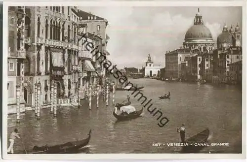 Venedig - Venezia - Canal Grande - Foto-Ansichtskarte 30er Jahre - Verlag G. Brocca Venezia