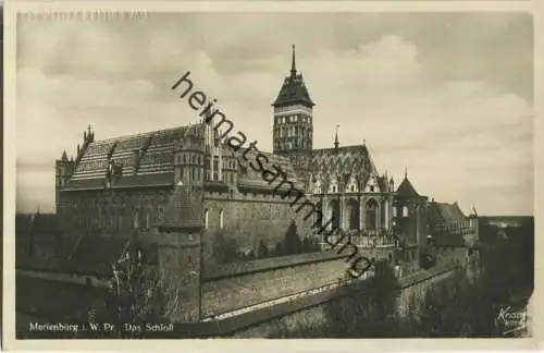 Marienburg - Schloss - Foto-AK 30er Jahre - Verlag Fritz Krauskopf Königsberg