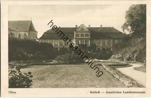 Oliva - Schloss - Staatliches Landesmuseum - AK 30er Jahre - Verlag Danziger Verlagsgesellschaft GmbH Danzig