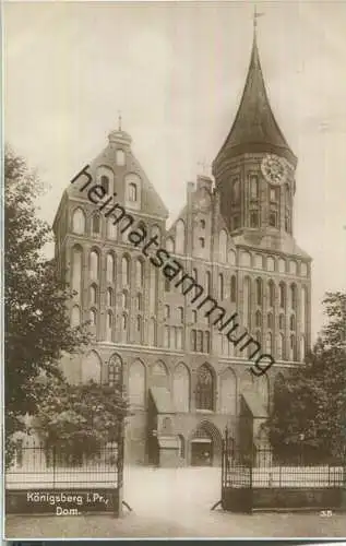 Königsberg - Dom - Foto-AK 30er Jahre - Verlag Trinks & Co GmbH Leipzig
