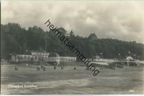 Ostseebad Rauschen - Swetlogorsk - Strand - Foto-AK 30er Jahre - Verlag Kurt Westphal Rauschen