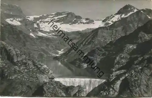 Lac et Barrage de Barberine - Foto-AK - Verlag E. Gyger Adelboden gel. 1954