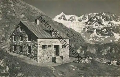 Cabane de Chanrion - Bec d' Epicoun - Foto-AK - Verlag E. Gyger Adelboden