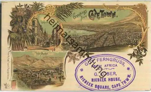 Cape Town - Fish Market - Longmarket-Street - AK kleines Format - Verlag J. B. Hubrich Cape Town