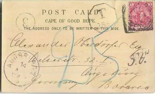 Cape Town - Fish Market - Longmarket-Street - AK kleines Format - Verlag J. B. Hubrich Cape Town