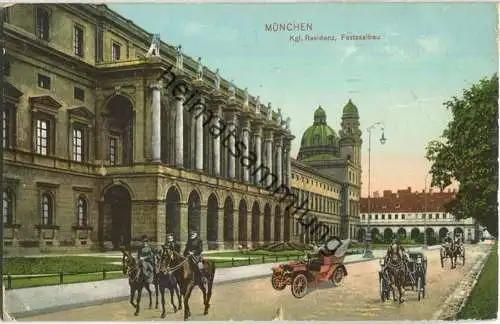 München - Königliche Residenz - Festsaalbau - Soldatenkarte