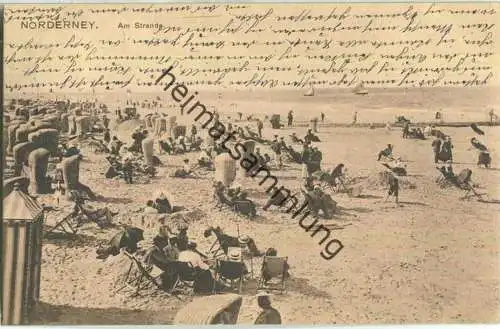 Norderney - Strand - Verlag Louis Glaser Leipzig