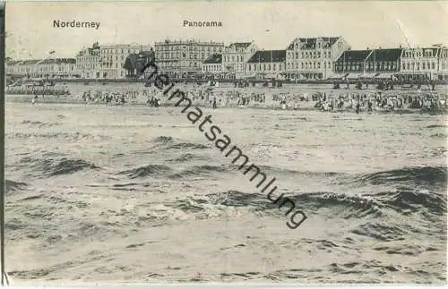 Norderney - Panorama - Verlag Mohr & Dutzauer Leipzig
