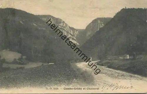 Combe-Grede et Chasseral - gel. 1909