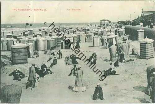 Borkum - Strand - Verlag Hermann Seibt Meissen