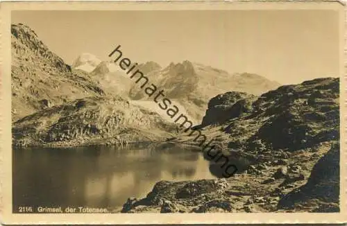 Grimsel - der Totensee - Verlag Wehrli AG Kilchberg gel. 1912