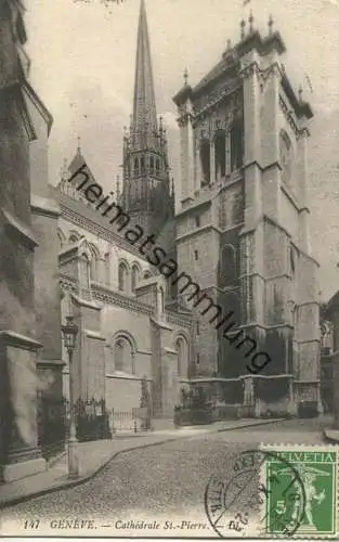 Genf - Cathedrale St. Pierre gel. 1920