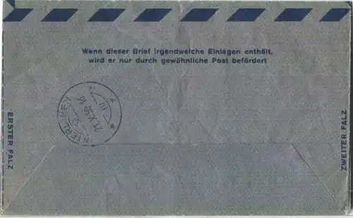 LF 2 b III - gelaufen am 19.10.1950 von Berlin-Wilmersdorf nach Interlaken (Schweiz)