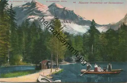 Blausee - Kandertal mit Doldenhörner - Verlag Xav. Frey & Co. Basel